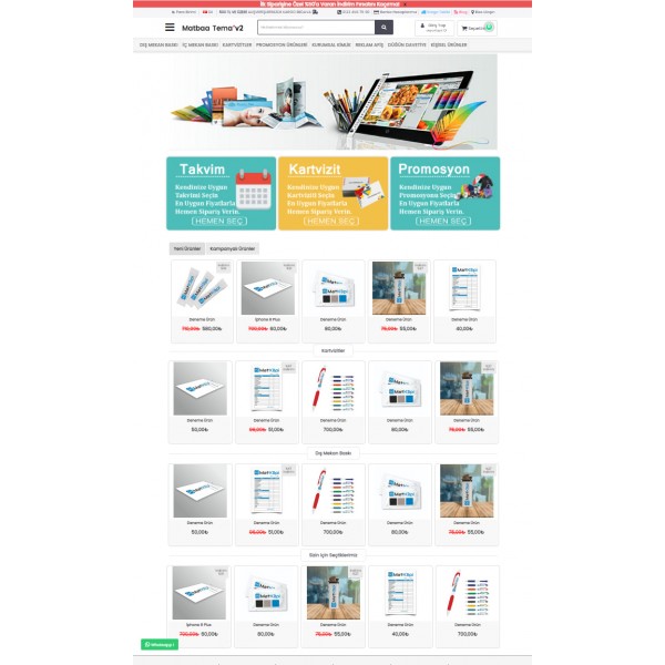 Opencart 3.x Matbaa v2 Tema
