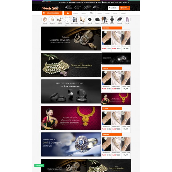 Opencart 3.x Private Shop Tema