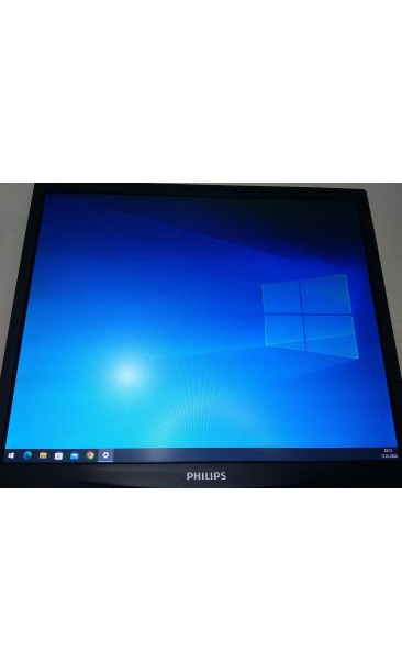 Philips 19 inç 19S4L LED Kare VGA Monitör (İkinci El , Sorunsuz )